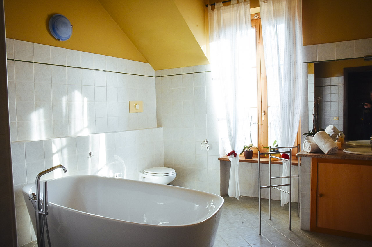 ampio bagno a disposizione degli ospiti